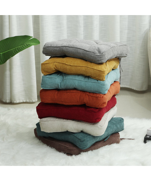 45*45CM Snow Fleece Chair Cushion Plush Tatami Floor Cushion Soft Square Plush Chair Cushion