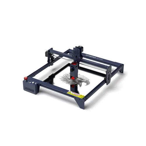 ATOMSTACK A5 M50 APP Control Dual-Laser Laser Engraving Cutting Machine Laser Engraver Cutter 5.5W Output Power Fixed-Focus 304 Mirror Stainless Steel Engraving DIY Laser Marking for Metal Wood Leather Vinyl