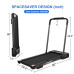 FYC JK31-8A 2 in 1 Home Office Folding Treadmill - 2.5HP Quiet Motor | 1-12km/h Running & Walking | Installation-Free | Remote Control | Folding Handle | Smart LED Display | Max 140kg User Weight