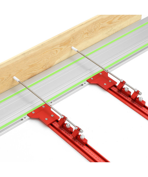 ENJOYWOOD Upgraded Aluminum Alloy Parallel Guide System for Repeatable Cuts for Track Saw Rail Fit for Makita and Festool Woodworking Tools Hook Upgrade