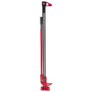 High Lift Ratchet Off Road Farm Jack 6000LBS/3 Ton Load Capacity 60" Maximum Lifting Height 4.72" to 51.18" Lifting Range