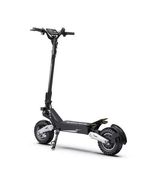 OOTD T10 Electric Scooter 48V 13.5Ah Battery 500W Motor 11inch Off-Road Pneumatic Tires 35-45KM Max Mileage 150KG Max Load Folding E-Scooter