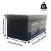 HANIWINNER 12.8V 200Ah LiFePO4 Lithium Battery Pack Backup Power, 2560Wh Energy, 2000+ Cycles, Built-in BMS, Support in Series/Parallel, IP55 Waterproof, Perfect for Replacing Most of Backup Power, RV, Boats, Solar, Off-Grid HD009-12