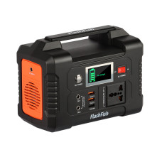 FlashFish E200 200W 40800mAh Portable Power Generator Solar Power Station with 110V AC Outlet/2 DC Ports/3 USB Ports