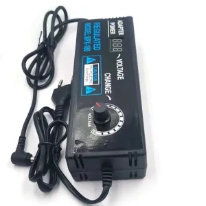 Adjustable Voltage Adapter 3-12V8A with Clear Display High Efficiency Power Supply 96W Rated Power Suitable for Global Use with USA/EU/UK/AU Plug Options