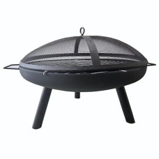 Furnace Round Utility Grill Fire Pit Heating Stove Simple Cauldron for Outdoor Yard, 8811