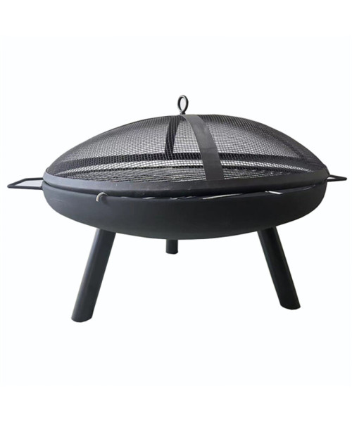 Furnace Round Utility Grill Fire Pit Heating Stove Simple Cauldron for Outdoor Yard, 8811