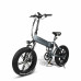 SAMEBIKE XWLX09 10Ah 48V 500W 20 Inches Moped Electric Bike Smart Folding Bike 80-90km Mileage Max Load 150-180kg