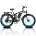 KETELES K800P Electric Bike 48V 17.54AH Removable Battery 1000W Motor 26inch Tires 75KM Max Mileage 200KG Max Load Electric Bicycle