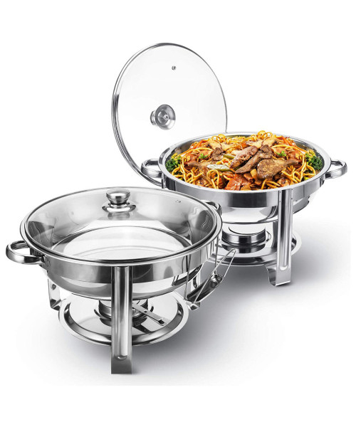 Tooca 2pcs Set Stainless Steel Dining Stove 2 Pack 4 Litre Cooker