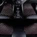4pcs Universal Leather Car Floor Mats Car Floor Mats 5 Seater Non-slip Floor Liners Interior Accessories Car Carpet Cover