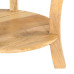 Side Table 14.6"x14.6"x24" Solid Mango Wood
