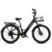 SAMEBIKE RS-A01 14Ah 48V 500W 26 Inches Electric Bike Smart Bike 40-80km Mileage Max Load 100-150kg With EU Plug Dual Dics Brake