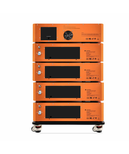 Cloudenergy 48V 600Ah 30.72Kwh Stackable LiFePO4 Battery with 6kw Inverter 60A MTTP 10 Year Lifetime Perfect for Monitor RV, Solar, Energy Storage, Overland, Off-Grid CL48-S4