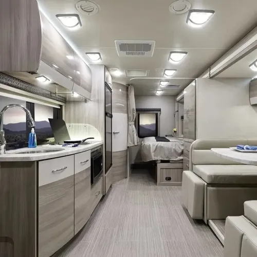 12V 7.5W LED RV Light Camping Light RV LED Light Interior Lamp Ceiling Dome Light with Switch for RV Camper Trailer Boat Car