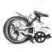 iDeaPlay P12 6-Speed 20 Inch Wheels Mountain Bike Steel Frame V-Brakes Payload 75KG Adult Folding Bicycle