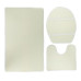 3Pcs Retro Old Style Anchor Non-Slip Bathroom Carpet Toilet Seat Cover Bath Mat Creative Set