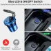 12-24V 63W Metal Car Charger Socket 45W PD + 18W QC3.0 with LED Voltage/Power Display ON/OFF Switch for SUV Motorcycle Truck Boat ATV