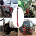 High Lift Ratchet Off Road Farm Jack 6000LBS/3 Ton Load Capacity 60" Maximum Lifting Height 4.72" to 51.18" Lifting Range