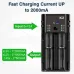 K2 Dual-Slot Universal with USB Port Battery Charger Flashlight RC Toys Home Tools Rechargeable Battery Charger