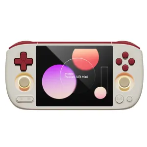 3+64G AYANEO Pocket AIR Mini  4.2 Inch Screen Retro Handheld Game Console Android System with RGB Hall Joystick Trigger 4500mAh Active Cooling Portable Game Console Emulator Ergonomics Design Support AUX/TF Card