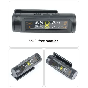 High-Precision Wireless Tire Pressure Monitor System 360 Rotatable 433.92 MHz Hidden Tire Pressure Monitor Car Tire TPMS Display