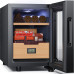 NEEDONE Humidor 16L with Cooling and Heating Temperature Control System Electric Cooler for 100 Counts with Digital Hygrometer Made with Spanish Cedar Wood Gift for Men 2 Layers
