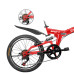 IDEAPLAY P11 6-Speed 20 Inch Wheels Mountain Bike Steel Frame V-Brakes Payload 75KG Adult Folding Bicycle