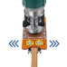 For 65mm Trimming Machine 2 In 1 Slotted Bracket Invisible Fasteners Wardrobe Cupboard Panel Punch Locator Aluminum with Scale