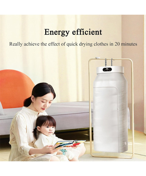 Large Capacity 3D Hugging Flexible Folding Dryer Quick Drying Constant Temperature Double Sterilization Clothes Dryer