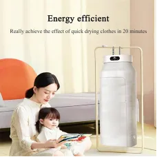 Large Capacity 3D Hugging Flexible Folding Dryer Quick Drying Constant Temperature Double Sterilization Clothes Dryer