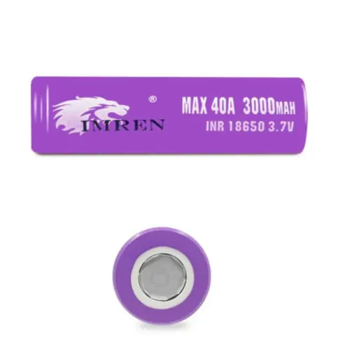 200Pcs IMREN 40A High Power 18650 Battery 3000mah 3.7V Rechargeable Lithium-ion Cells Flashlights RC Toys Home Tools Batteries