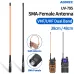 ABBREE AR-795 Walkie Talkie Antenna UV-795 Dual Band High Gain SMA-Female V/UHF Antenna for Baofeng UV-5R UV-32 UV-21 PRO Quansheng K5 TK11