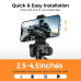 CIGMAN CTP01 Professional Adjustable Laser Level Tripod Lightweight Aluminum 1.5M Height 360 Rotation 3-Way Swivel Pan Head for Laser Levels Cameras Projectors Phones