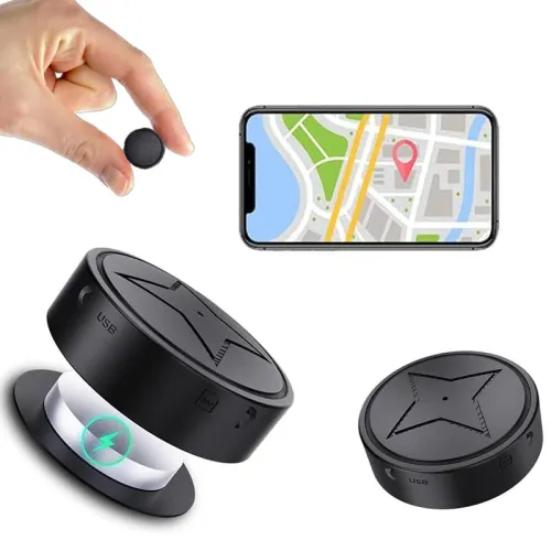 Car Magnetic GPS Tracker GPS Locator For The Elderly Children Cars Electric Vehicles Strong Magnetic Adsorption GPS Anti-Lost Device