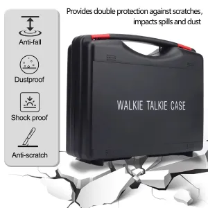 BAOFENG AR-152 Walkie Talkie Carrying Case Handbag Storage for UV-32 AR-152 DM-32 AR-152 PRO Ham Radio Launch Camping Bag