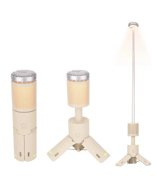 Thorfire VP-CL03 Camping Lights Rechargeable Camping Lantern, Portable Light Tripod, 3-Color Dimming, Extendable & IPX7 Waterproof Lantern with 10000mAh, Outdoor LED Work Lights