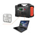 FlashFish E200 200W 40800mAh Portable Power Generator Solar Power Station with 110V AC Outlet/2 DC Ports/3 USB Ports