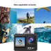 AUSEK 4K WiFi Action Camera Photography Sports Camera Waterproof HD Dual Screen Wifi Remote Control Outdoor Shooting Cycling Skiing Underwater Camera