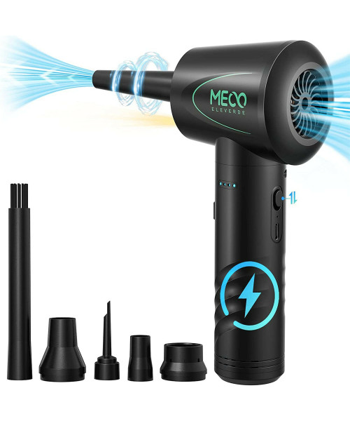 MECO ELEVERDE MECO CR2 Air Duster Blower 3 Gears Apply to Mutiple Usages Handheld Vacuum Fast Charging