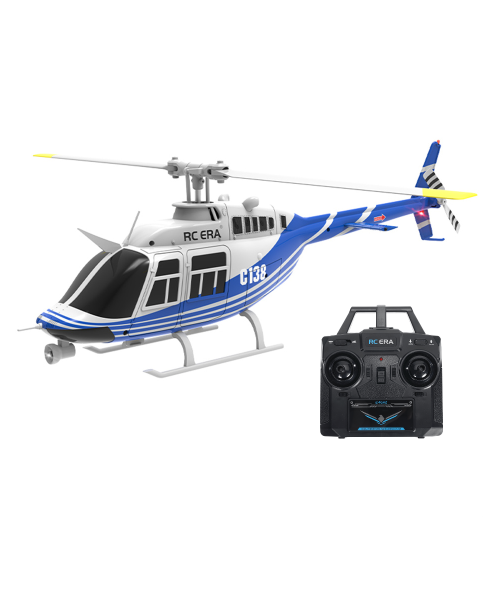 RC ERA C138 Bell 206 2.4G 6CH 6-Axis Gyro 1:33 Scale Altitude Hold Flybarless RC Helicopter RTF