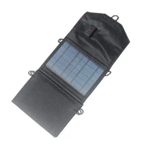10.5W 5V Portable Solar Panel Foldable Charging Pack USB Solar Charger Power Bank
