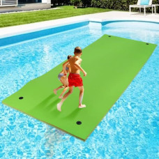 WARMOUNTS Floating Water Pad for Single, 7 x 3 FT Tear-Resistant 3-Layer XPE Foam Floating Mat Recreation Relaxing Lily Pad for Pool Lake River Ocean Boats Outdoor Water Activities