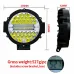 7-inch 51W Pair of Auxiliary Lights Wide Vision LED Work Light for Off-road Car SUV IP67 Waterproof White Light