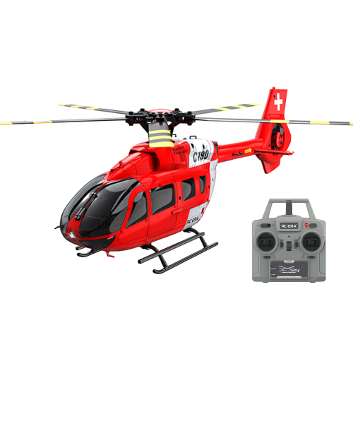 RC ERA C190 1:30 H145 Scale 2.4G 6CH  6-Axis Gyro Optical Flow Localization Altitude Hold Flybarless RC Helicopter RTF