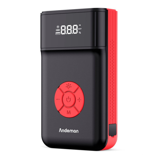 Andeman 4000A 150PSI 11200mAh Portable Jump Starter with Air Compressor Function