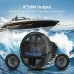 RHYTHM Boat Radio Marine Stereo Source Media Player AM FM Receiver MP3 MP4 Video Play Bluetooth AUX for ATV UTV Cart Motorcycle