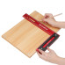 ENJOYWOOD 300x200mm Aluminum Alloy Precision Woodworking Square Right Angle Ruler with Base