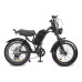 Idpoo IM-J1 Electric Bike 48V 15.6AH 750W Electric Bicycle 20*4.0 Inch 80-120KM Mileage Range Max Load 120KG