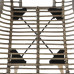Dining Chairs 4 pcs Brown Natural Rattan